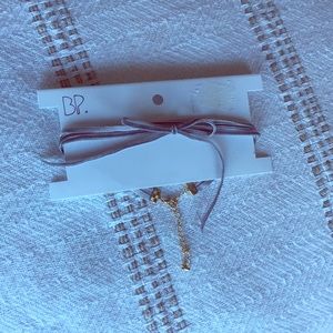 BP. Grey Velvet layered Bow Choker